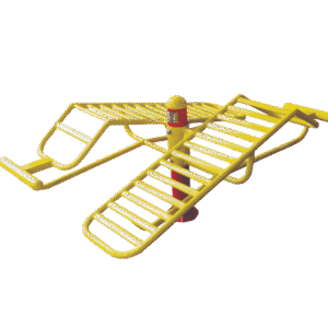 Alat Fitness Taman – Outdoor Double Sit Up Machine