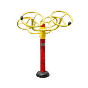 Alat Fitness Taman – Outdoor Warming Arm 4 Circle